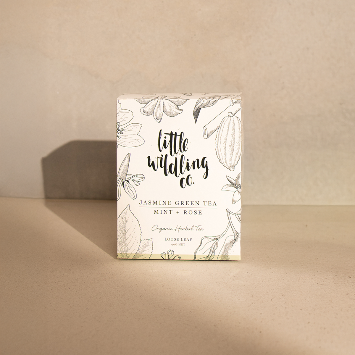 Jasmine Green Tea, Mint, Rose