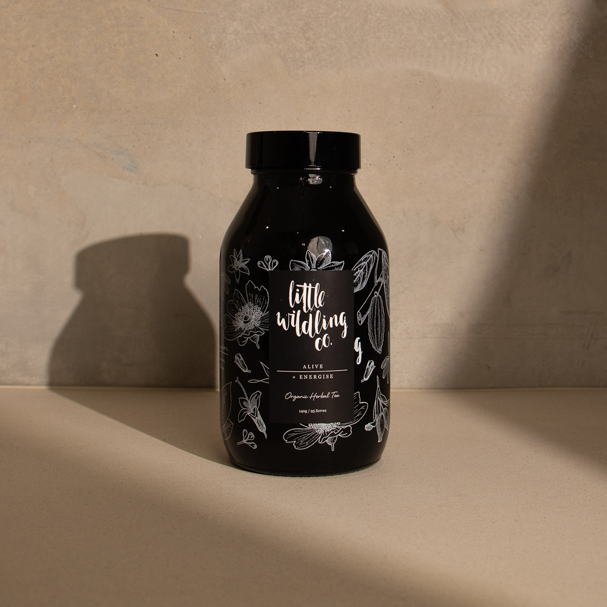 Yerba mate energy tea loose leaf blend