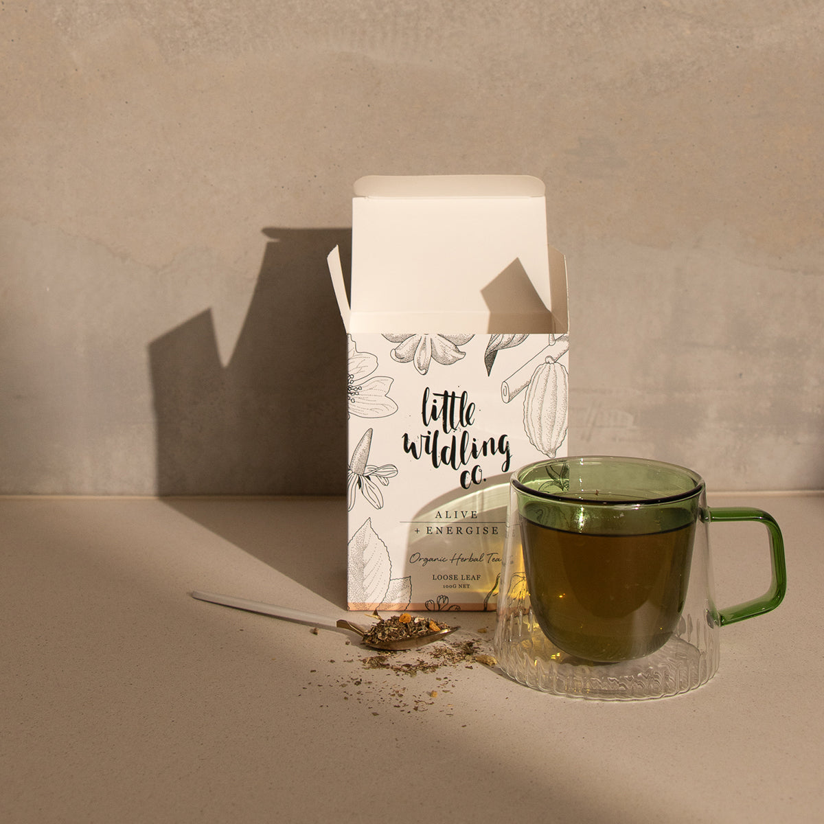 Alive + Energise energy tea jar - Australian made