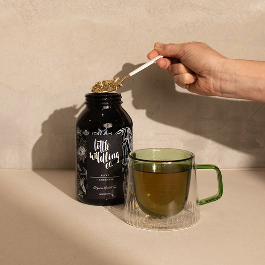 Alive + Energise natural energy tea with yerba mate