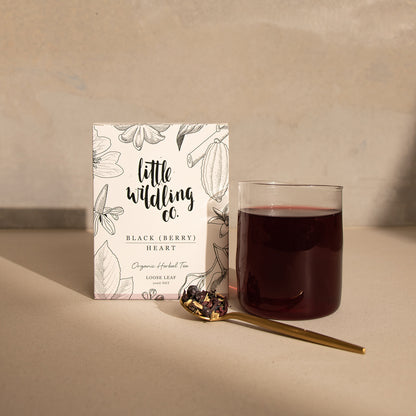 Anti-aging herbal tea with berries