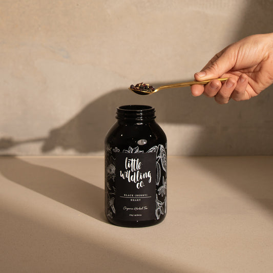 Black Berry Heart antioxidant berry tea organic