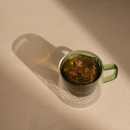 Moroccan-inspired organic green tea blend