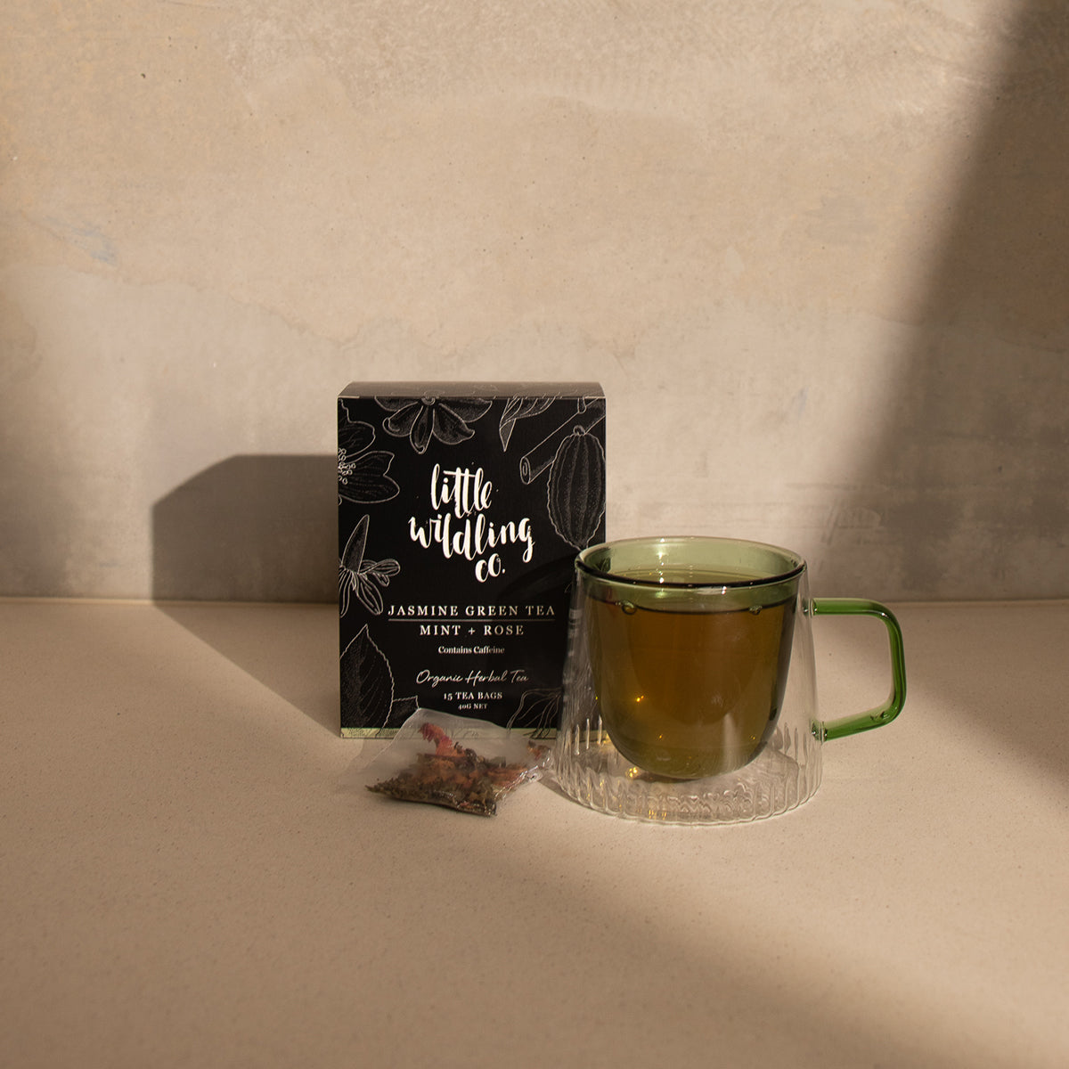 Jasmine green tea jar - Australian organic blend