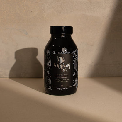 Bath Salts: Soothe + Soak