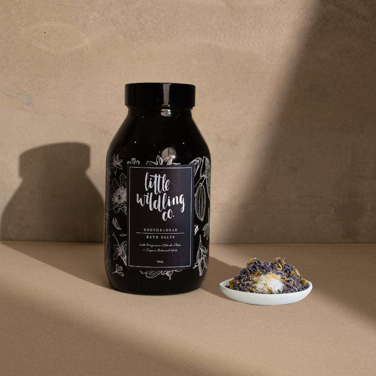 Bath Salts: Soothe + Soak