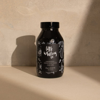 Lemongrass ginger tea jar - Australian immunity blend