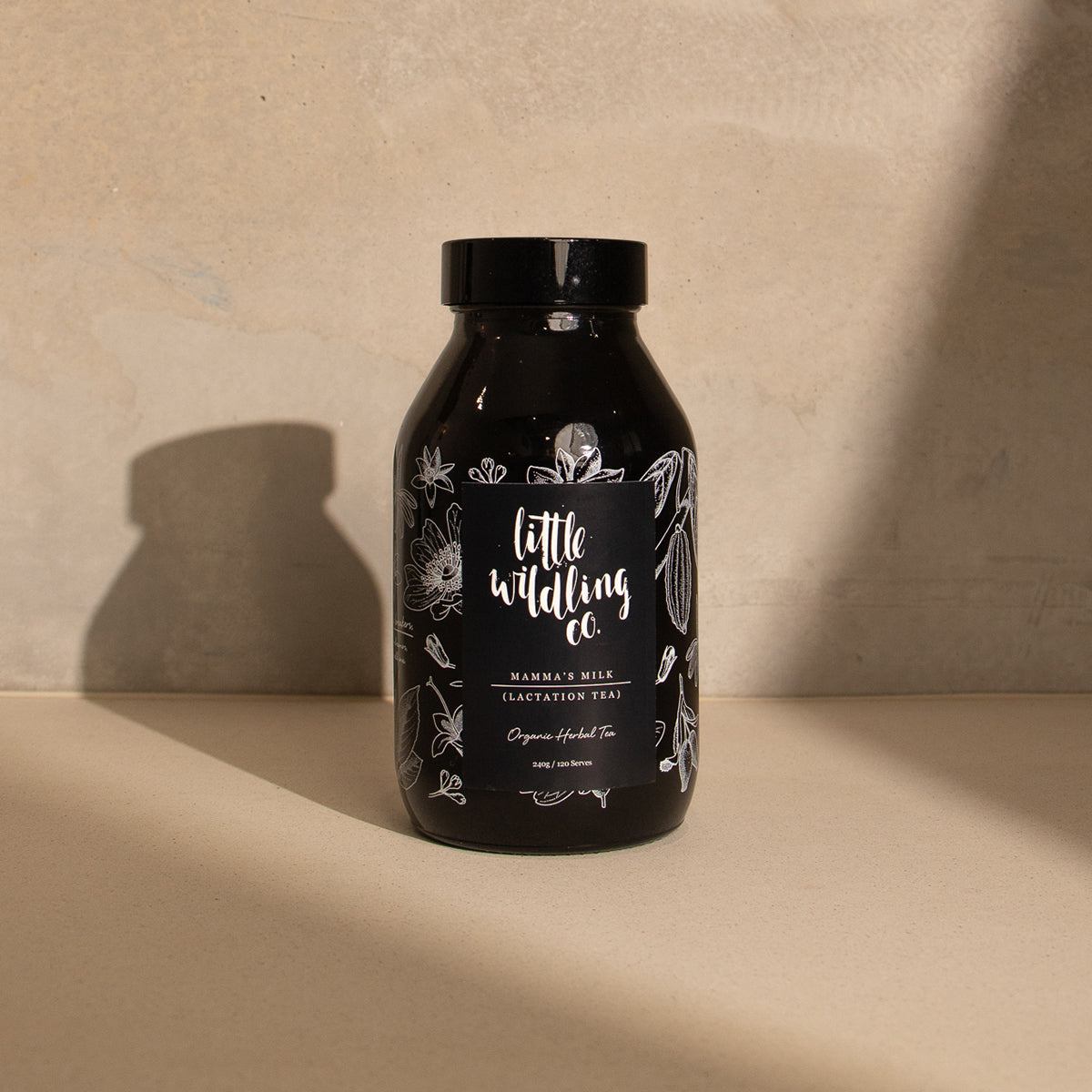 Organic nursing tea for milk supply