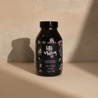 Organic nursing tea for milk supply