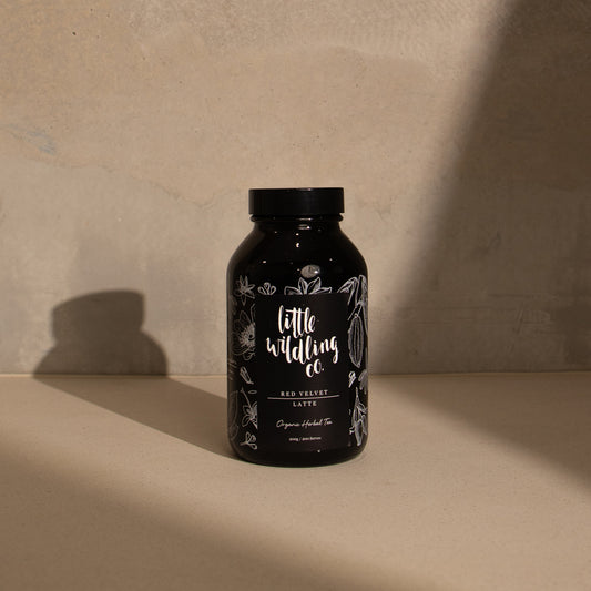 Red Velvet Latte immune-boosting beetroot cacao blend