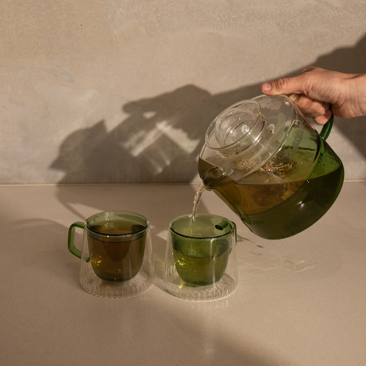 Lemongrass ginger immunity tea with eucalyptus