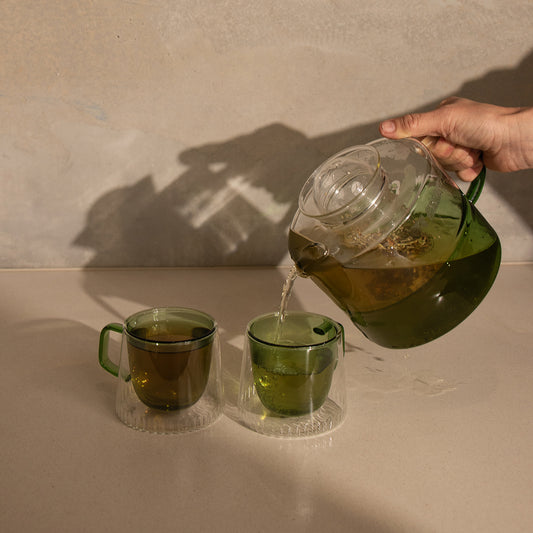 Lemongrass ginger immunity tea with eucalyptus