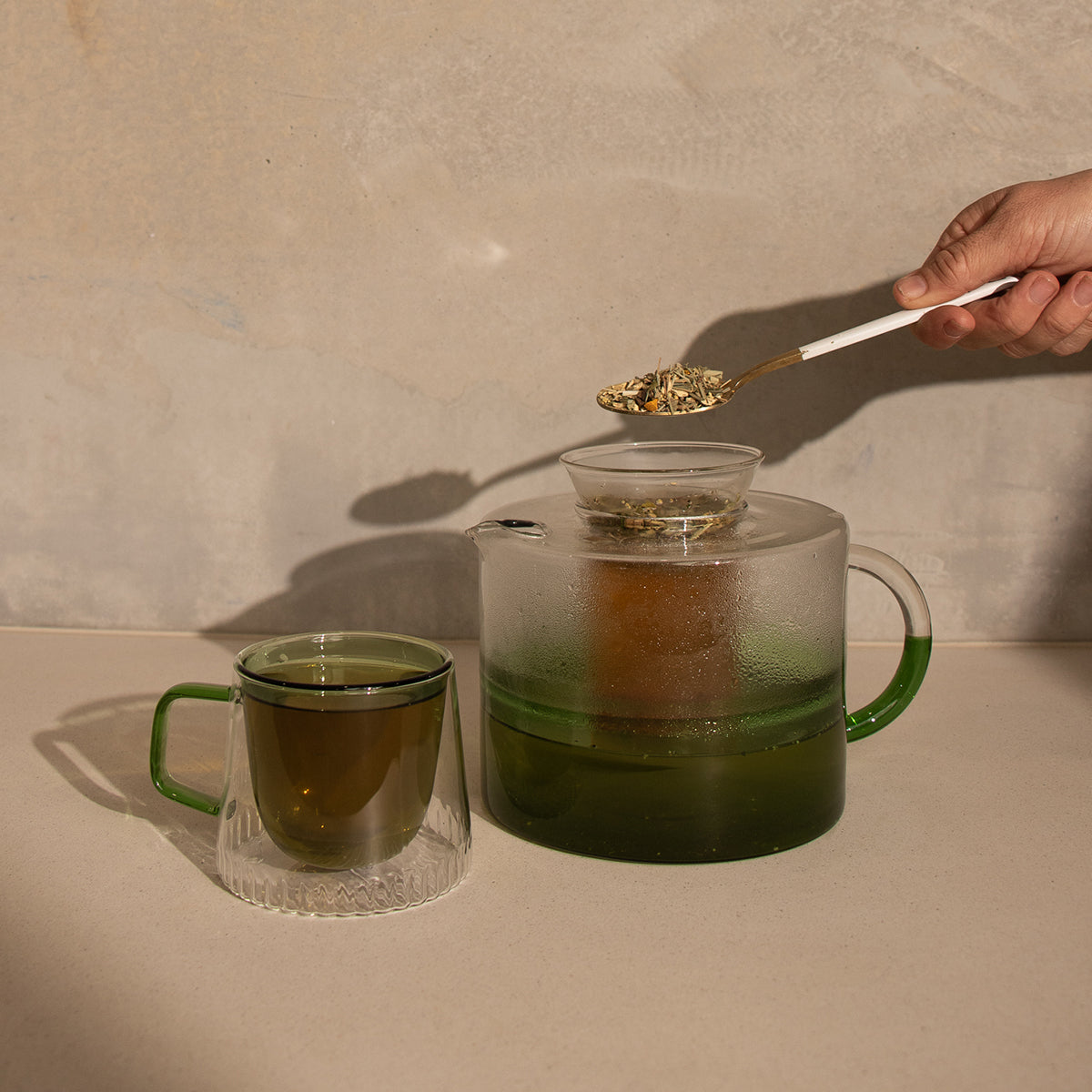 Natural immune support tea with echinacea