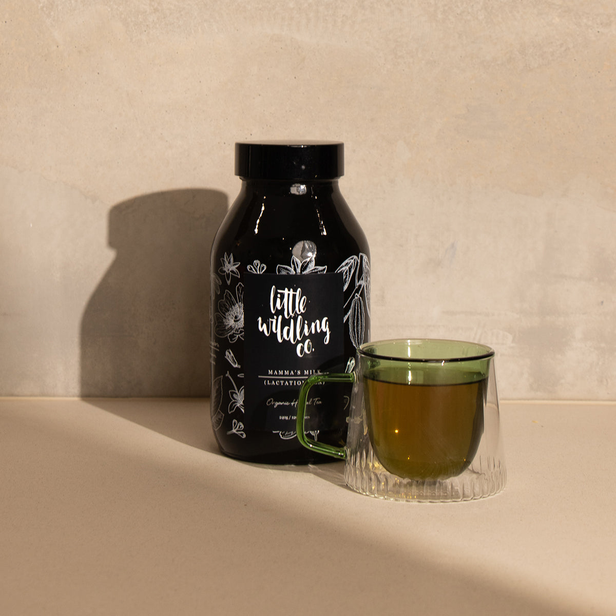 Mamma's Milk lactation tea jar - Australian made