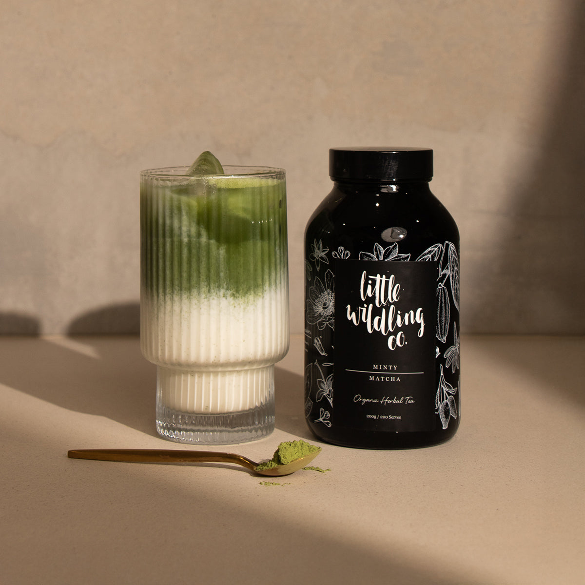 Minty Matcha organic ceremonial grade with peppermint