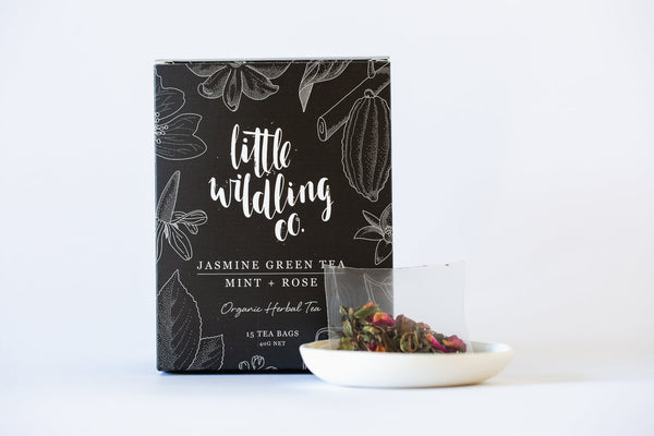 Tea bags - Jasmine Green Tea, Mint & Rose - wholesale